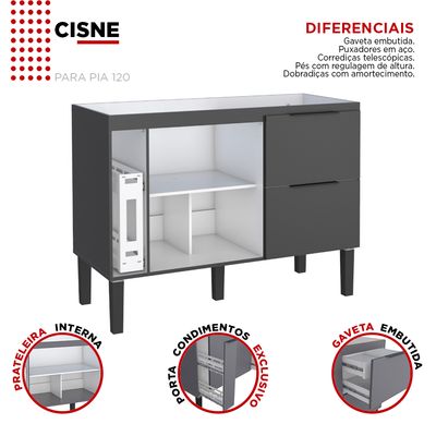 Gabinete-de-Cozinha-Cisne-1141mm-Preto-Cozimax-2329930