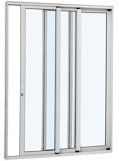 Porta-De-Correr-3-Fls-216X160X125Cm-Esq-Vti--Branco--Alumifort-2418568