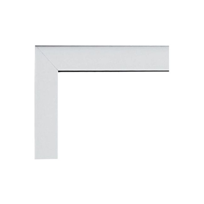 Guarnição Janela De Correr Soundblock Alumínio Branco 120x200x4 Aluminium Sasazaki