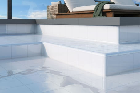 Revestimento Branco Piscina 20X20 Brilhante Caixa 1,48m² Eliane