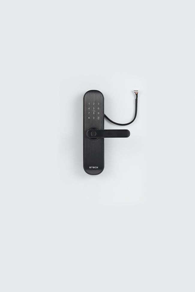 Fechadura Digital Preta Smarteck