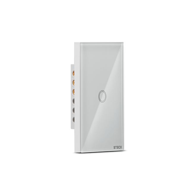 Interruptor Smarteck 4X2 1 Modulo Touch Branco