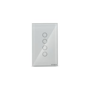 Interruptor Smarteck 4X2 4 Modulos Touch Branco