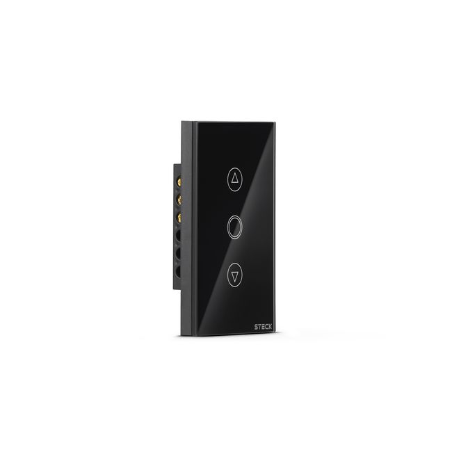 Interruptor Smarteck 4X2 Dimmer Touch Preto