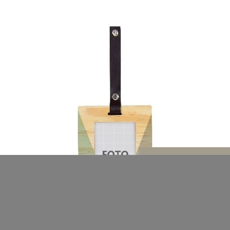 Porta retrato pinus com alca 10x15cm vortex verde