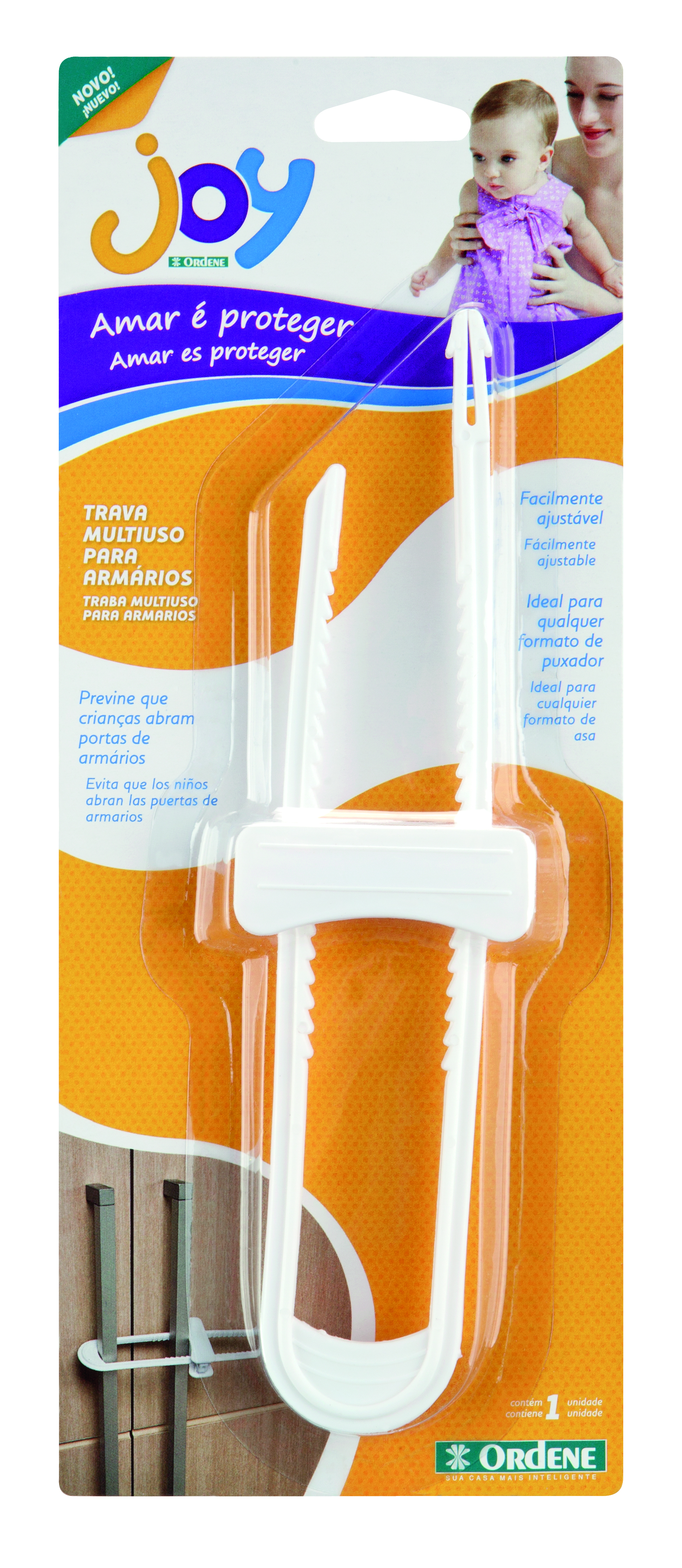 Trava Plastico Multiuso P/Armarios 1 Un