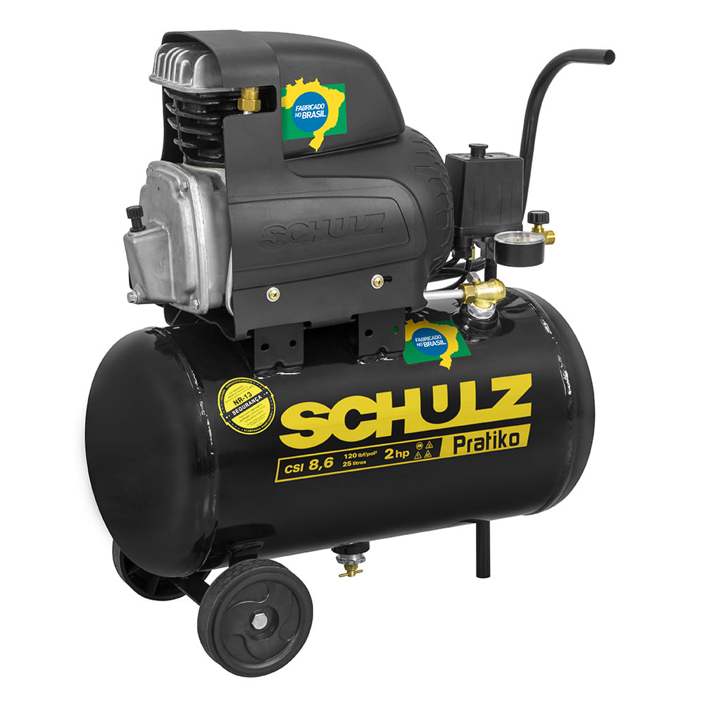 COMPRESSOR  PRATIKO CSI 8,6 25 LITROS 220V