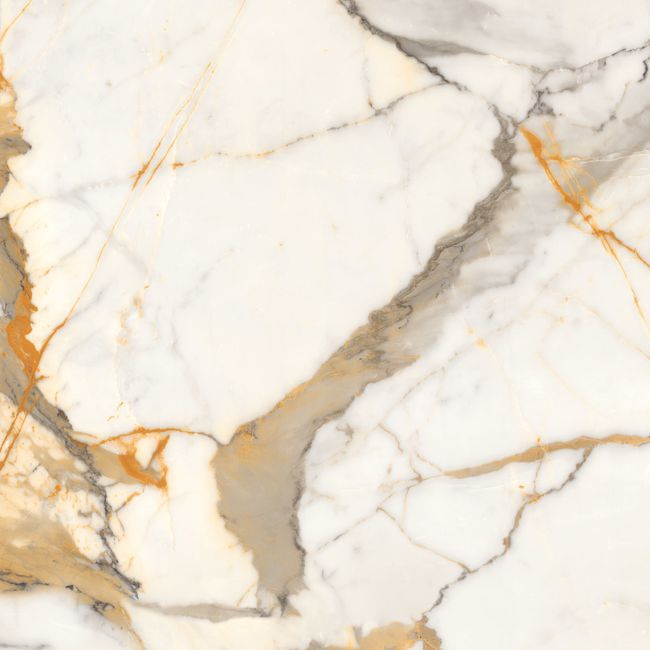 Piso Retificado Calacata Gold Acetinado Liso 86X86 2,20m² Lume