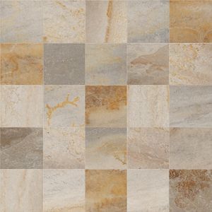 Piso Retificado Pedra Mineira Acetinado Relevo 86X86 2,20m² Lume
