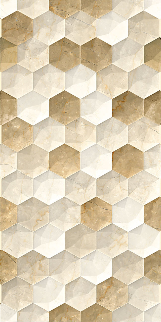 Revestimento Ret Perlato Plus Brilho Relevo  45X90 1,62m² Lume