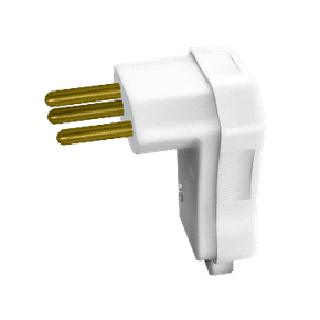 PP-「P」 Plugue monobloco 2P 10A preto 615810 Pial