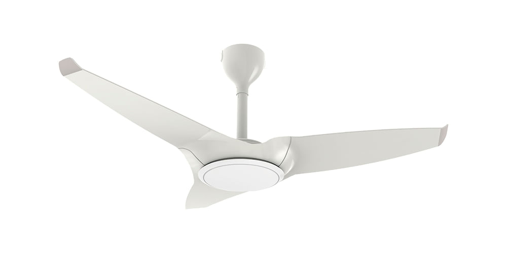 Ventilador de Teto Ventisol Flow com luminária LED 3 pás 127V 130W Branco