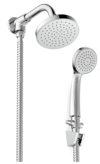 Chuveiro 12Cm Com Desviador E Ducha Manual Basic Celite Roca