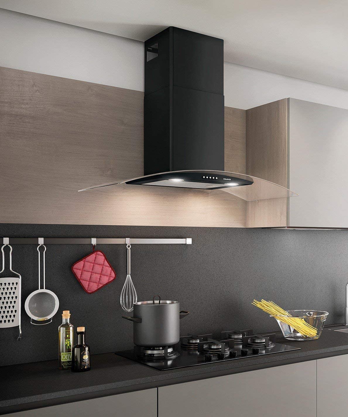 Coifa  de Parede Arketto Black 90 220V Dominox