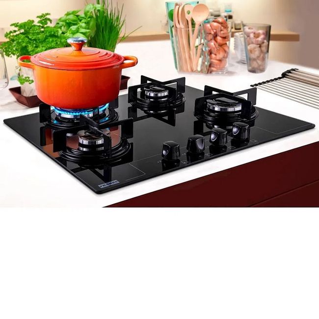 Cooktop a Gás Glass Tripla Chama 60GTC 4Q Franke