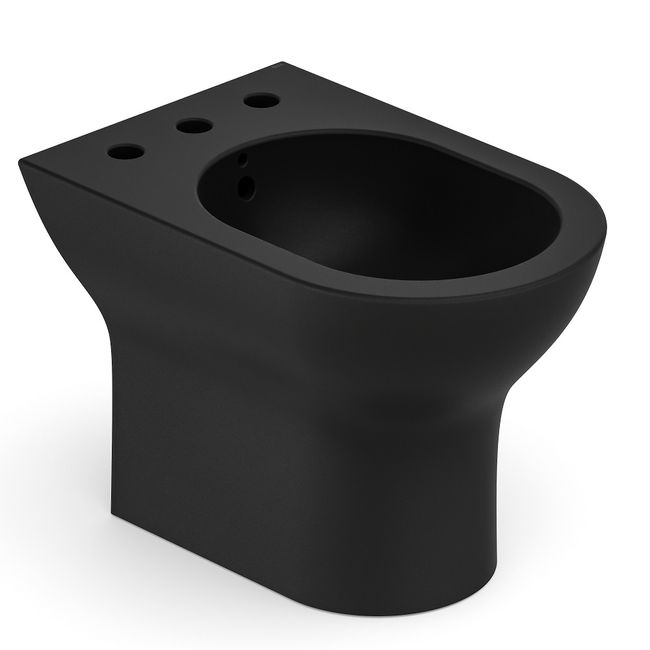 Bide 3F Com Ducha Com Ladrao Nexo Preto Matte Black Roca