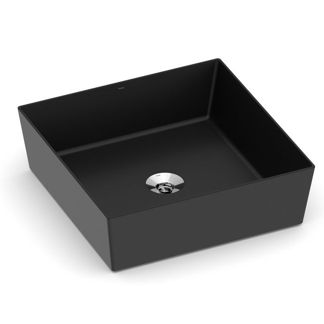 Cuba Apoio Sem Mesa 38X38 Platinum P5 Preto Matte Black Incepa