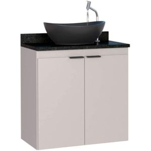 Gabinete Suspenso para Banheiro Aster 60Cm Nude Cozimax