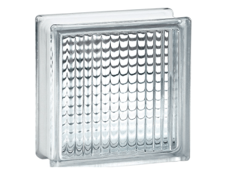 Bloco de Vidro Invertido 19x19cm Incolor Exclusivo