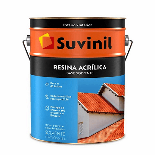Resina Suvinil Acrílica Base Água Incolor 3,6 Litros