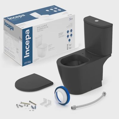 Vaso Sanitário com Caixa Acoplada e Complemento de Instalação Neo