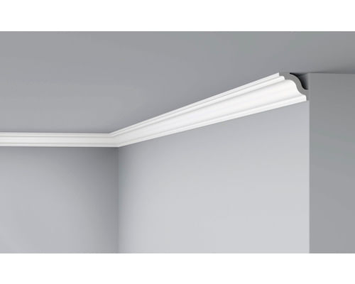 Moldura decorativa D7 Decoflair 2x2m branco Gart