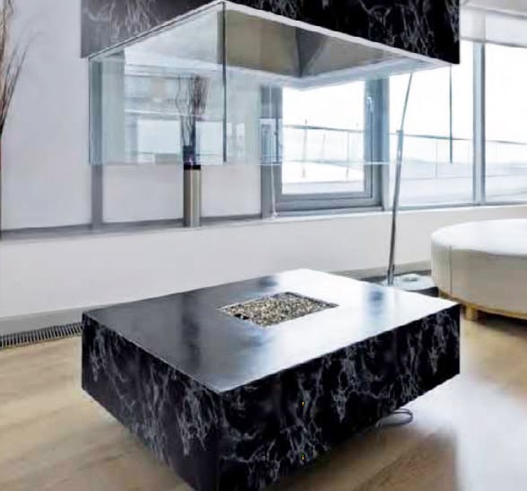 Revestimento Adesivo Rolo 2mx68cm Mármore Preto Grudado