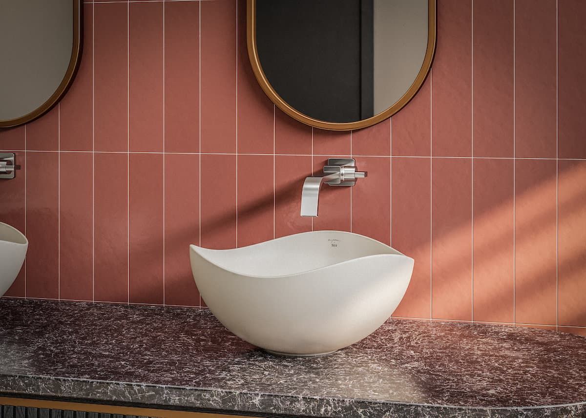 Cuba de apoio 375 Ruy Ohtake branca Roca