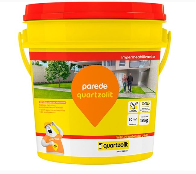 Impermeabilizante para parede 18kg Quartzolit