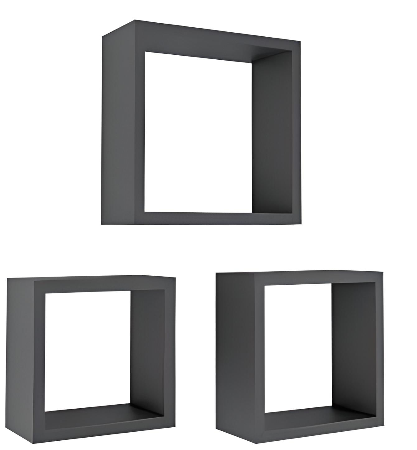 Nicho Preto Decorare Prat-k (Kit 3 pçs)