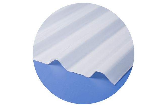 Telha translucida De Polipropileno 6,00X1,05 Trap 40/1 1,2Mm