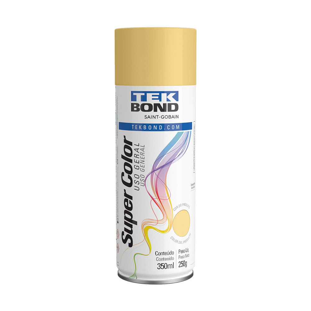 Tinta-spray-brilho-natural-Super-Color-bege-350ml-Tekbond-1559800