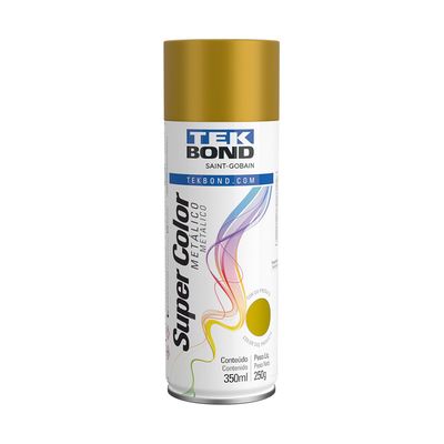 Tinta-spray-metalico-Super-Color-ouro-350ml-Tekbond-1560344