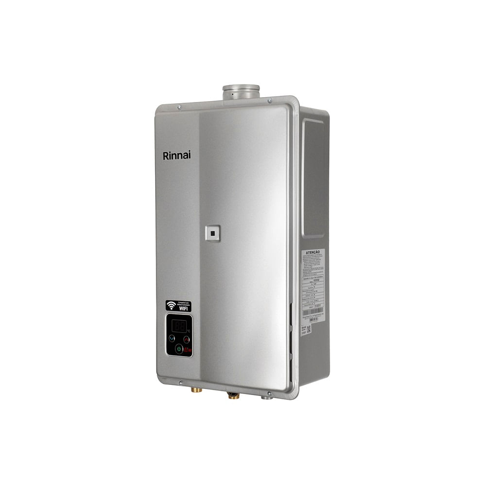 Aquecedor De Água A Gás Digital Reu-E331 Feh 32,5L Glp Preto Bivolt Rinnai