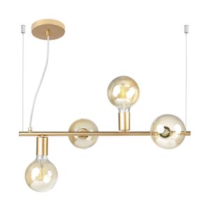 Pendente Decor 4 Luzes E27 Gold LLumm Bronzearte