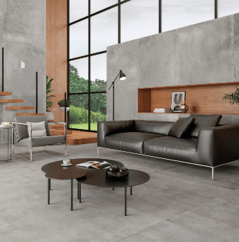 Telhanorte |Porcelanato Nord Cement 90X180 Nat Ret 9Mm Caixa 3