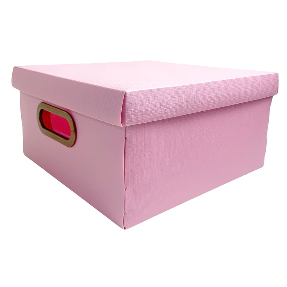 Caixa-Organizadora-Linho-Media-Blush-29X29X15Cm-2445980