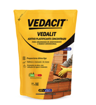 Vedalit Aditivo Plastificante 900Ml Cx 06 Pouch Vedacit