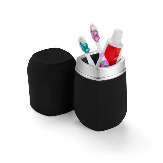 Porta Escovas Pasta  C Tp Pto Crom Conceito