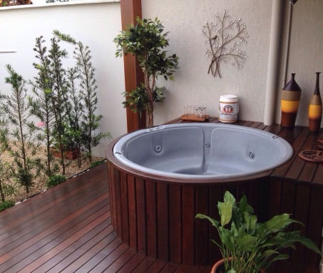 Eco Spa Standard Redonda 172X172X70 Ouro Fino