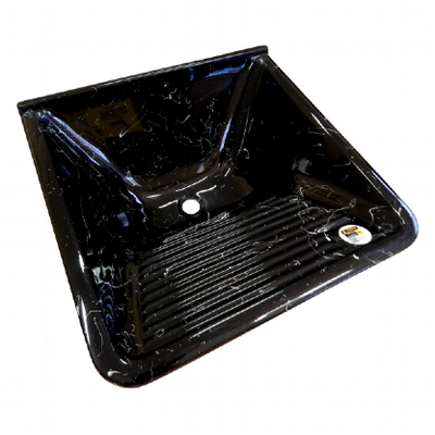 Telhanorte | Tanque de Lavar Roupa Granitado 60x57 39l Tdf Preto