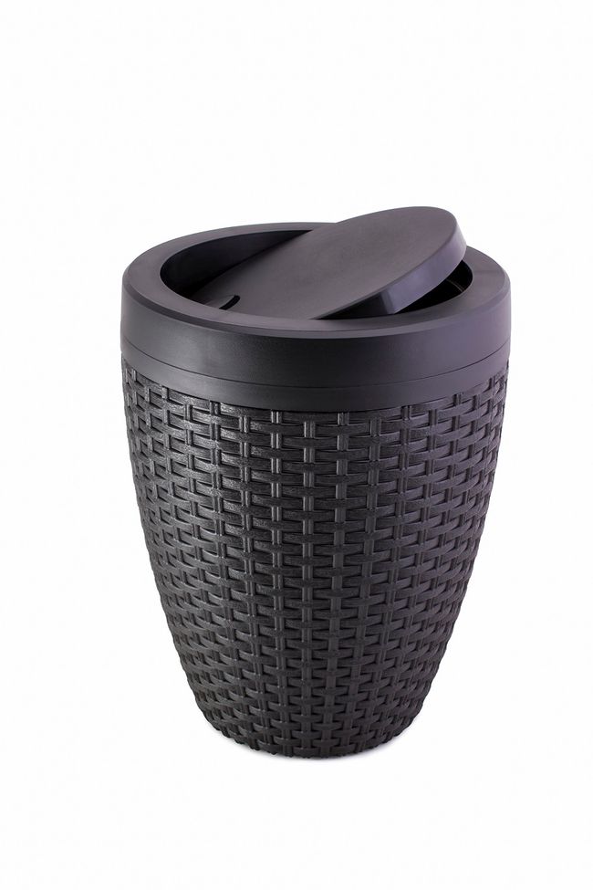 Cesto Rattan Preto