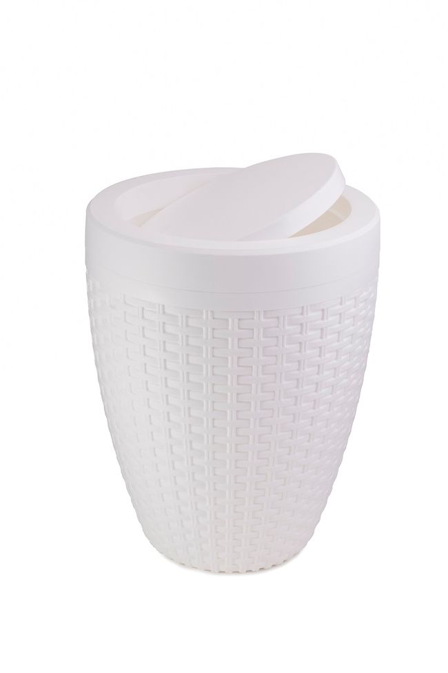 Cesto Rattan Branco
