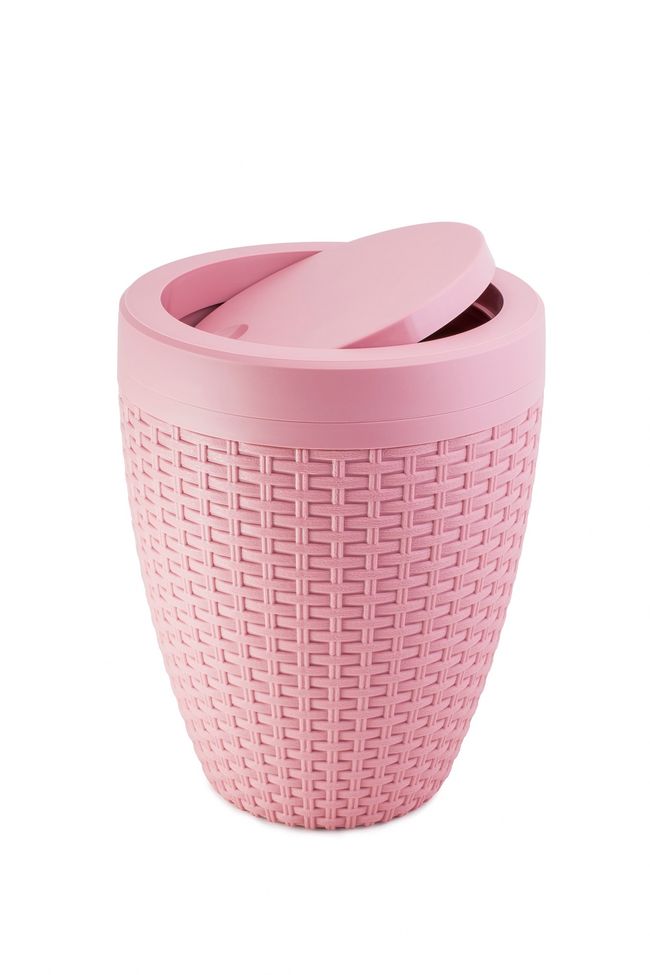 Cesto Rattan Rosa