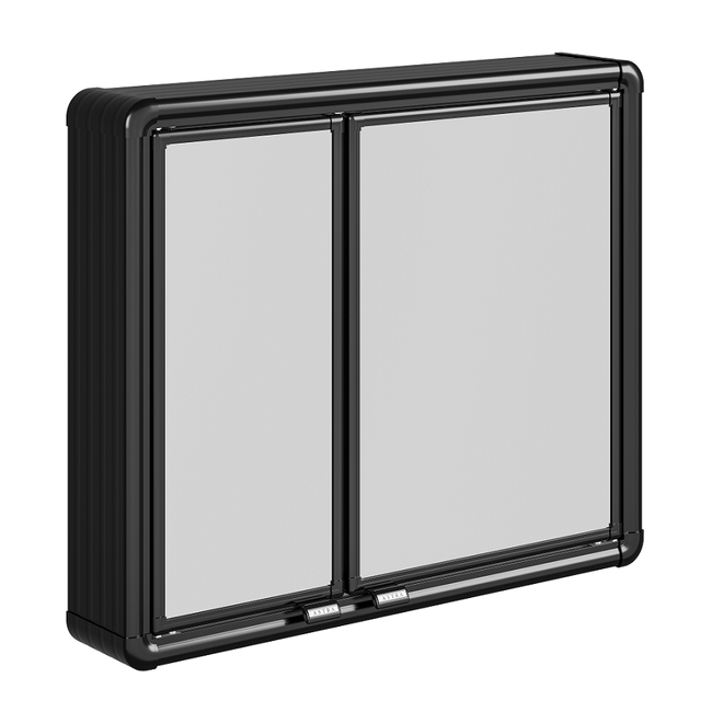 Armario--Aluminio-Preto-Sobrepor-2-Portas-54X11X45Cm--Lbp16Sc-Astra-2451247