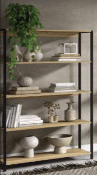 Estante 5 Niveis 60X30X135Cm Nogueira Nova York