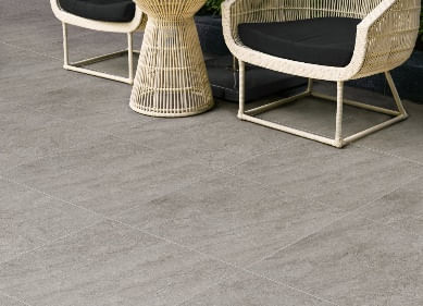 Piso Cinza Granilha Retificado 70 × 70 Caixa 3,43 m² Rocha Cerâmica