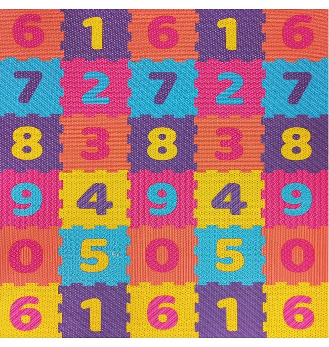 Tapete Brisa Infantil Numeros 1,00M X 1,30M