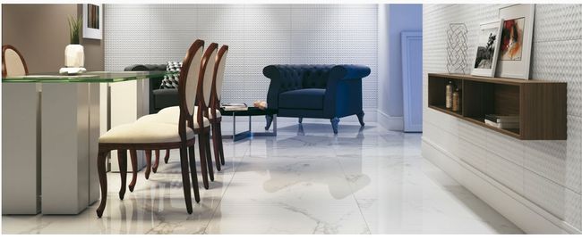 Porcelanato Le Blanc Polido Retificado 84x84cm (Caixa c/ 2,12m²) Branco Elizabeth