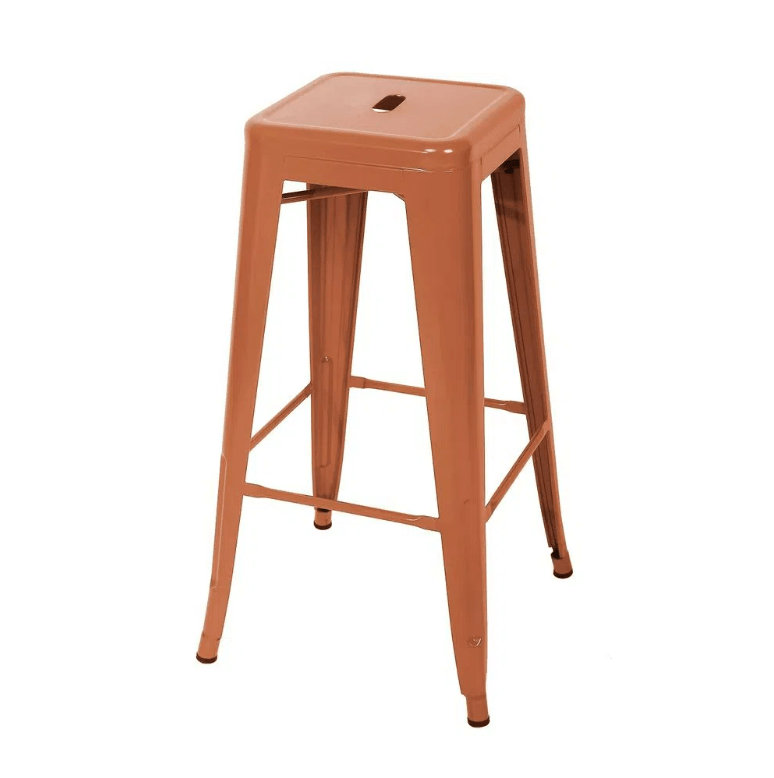 Kit Banco Tolix em Aço 76cm Cobre Coisas Coisinhas (4 un)